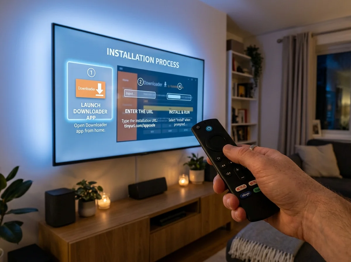 Firestick download and setup process
